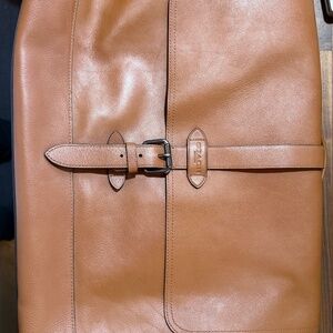 Coach Hudson Saddle Pebbled Leather Messenger Bag